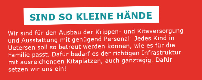 Sind so kleine Hände