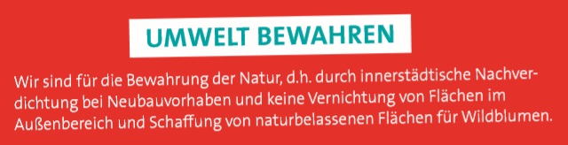 Umwelt bewahren